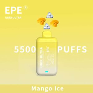 Vape Descartável 5500 Puffs – Mango Ice – Unik Ultra