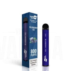 Vape Descartável Blueberry Ice – Vapeurs  800 puffs – Sem Nicotina
