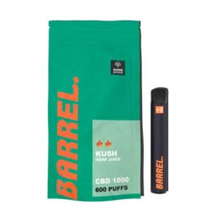 Vape Descartável CBD 1000mg – Barrel Kush – Marie Jeanne